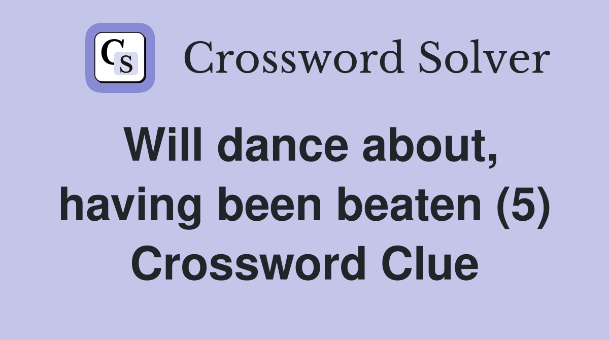 make a speech up having been abused crossword clue